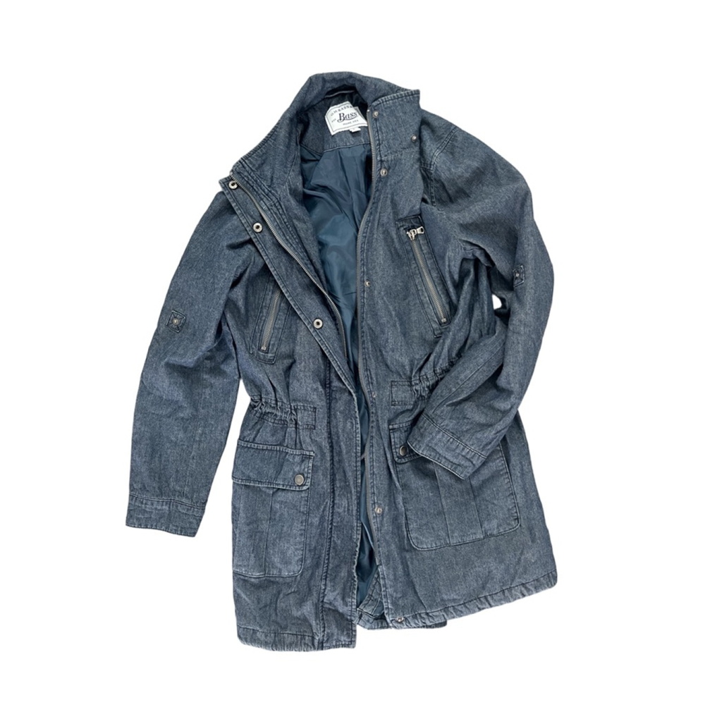 GH Bass and Co Denim Jacket Women's Small Blue
